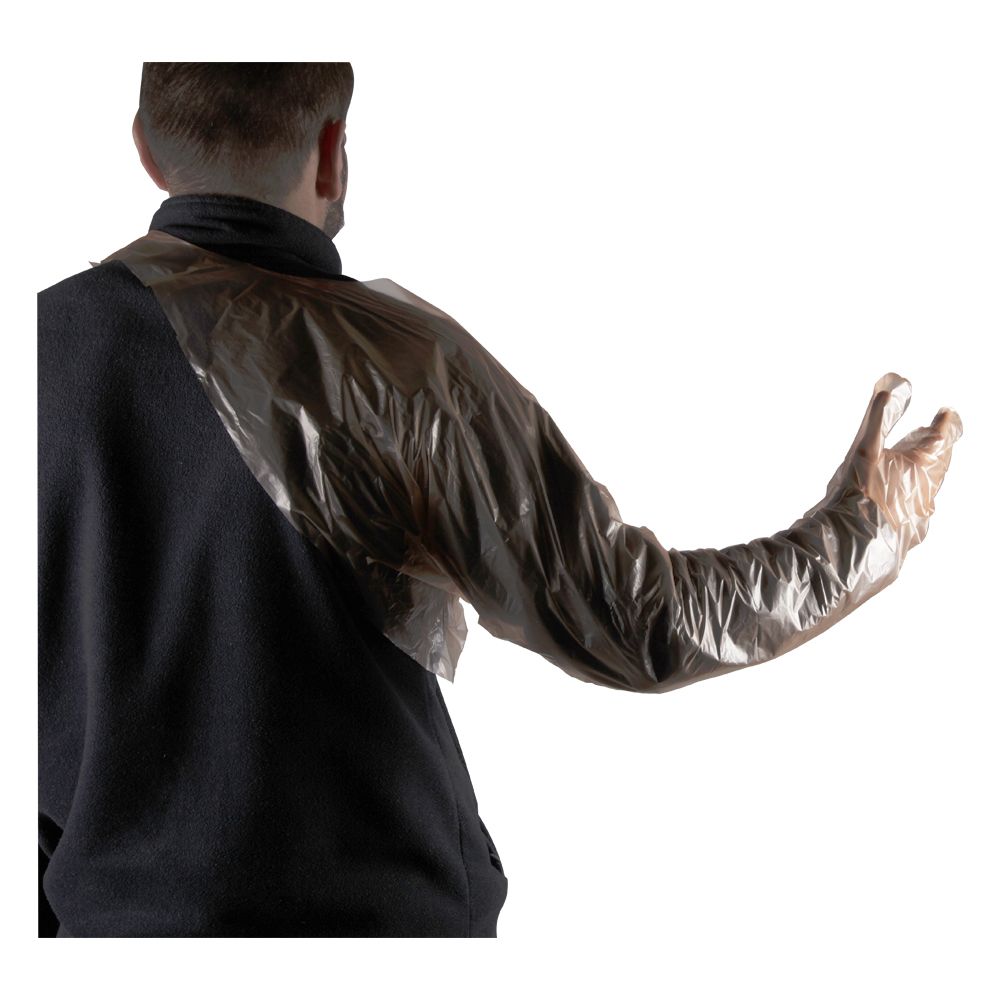 50 examination gloves with shoulder protection, 100 cm