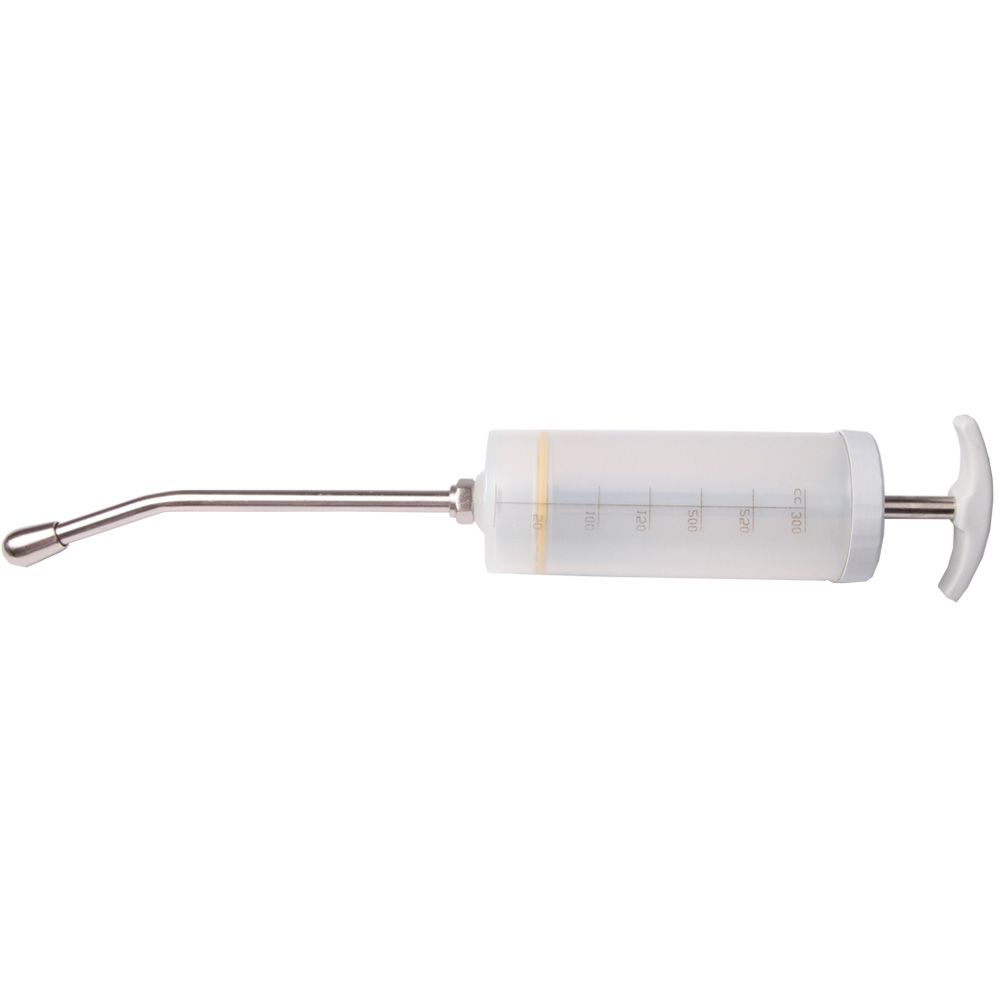 Plexi drenching syringe, 300 ml