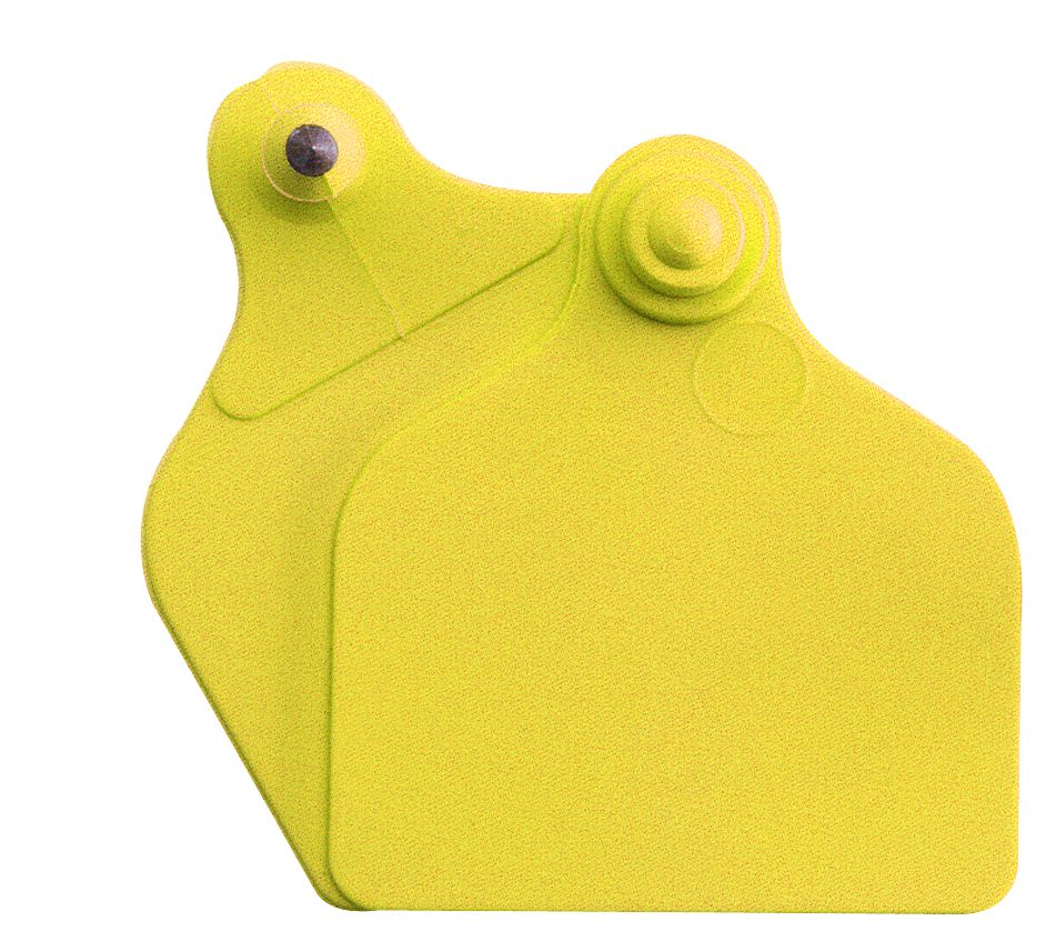 Boucles de marquage Ukal Flex maxi+maxi nue jaune x20