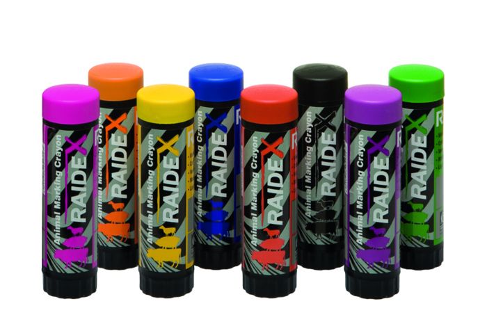 Crayon marqueur Raidex jaune X3