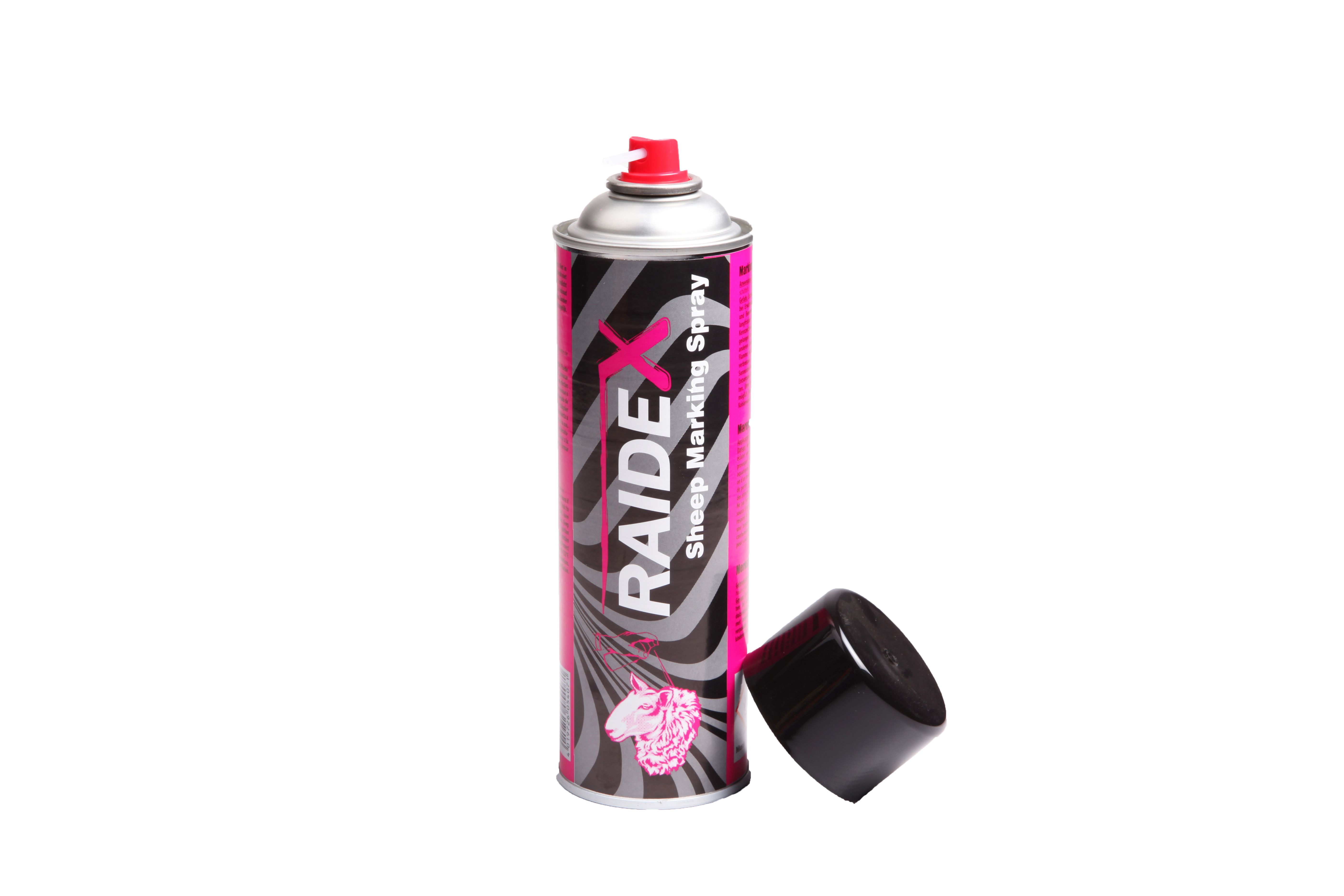 Pink sheep marker spray RAIDEX - 500 ml