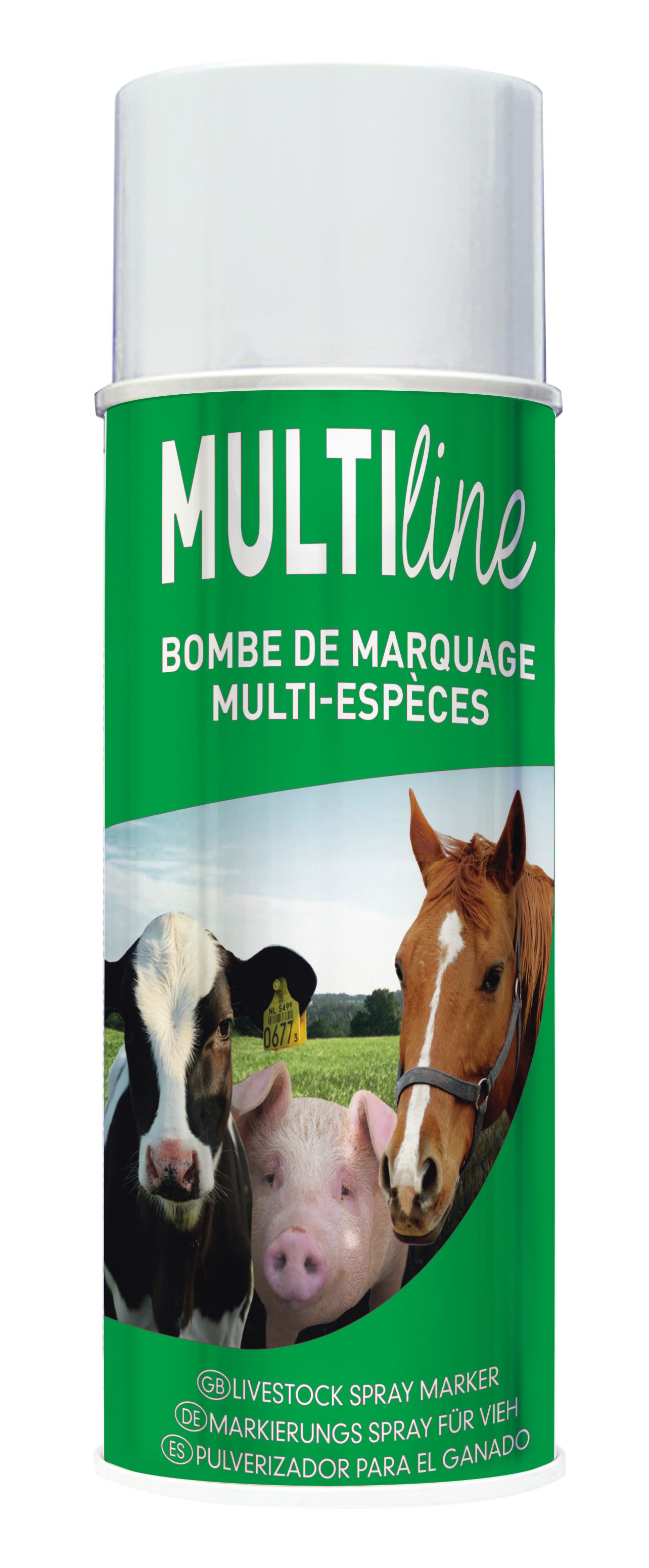 Bombe à marquer Multi-Line vert 500 ml