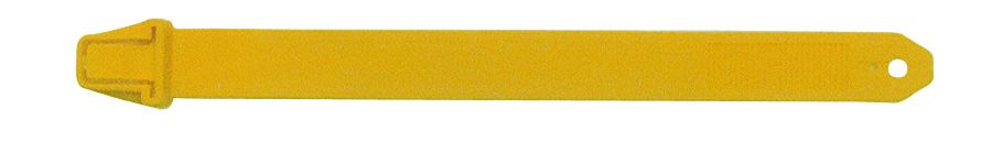 Bracelet plastique jaune pour vache X4