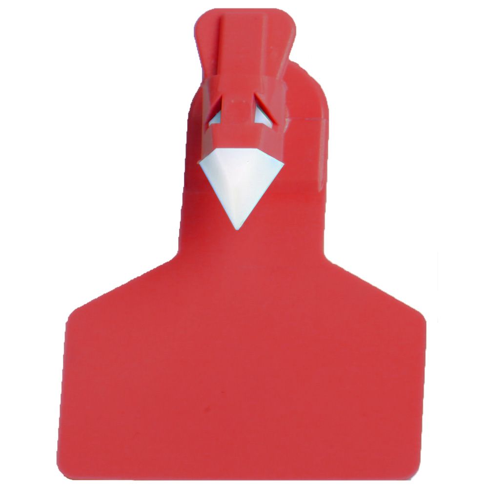 One piece eartags ZTAG red x30