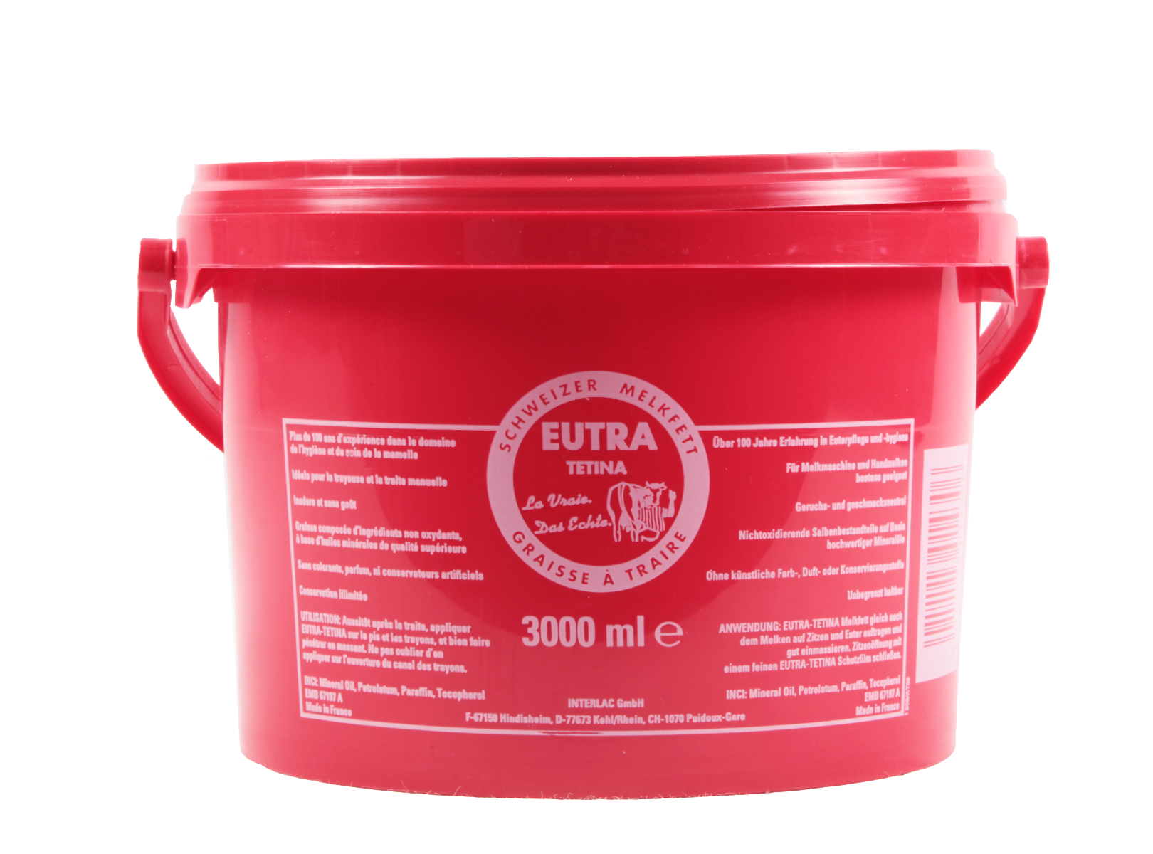 Graisse à traire EUTRA 3 L