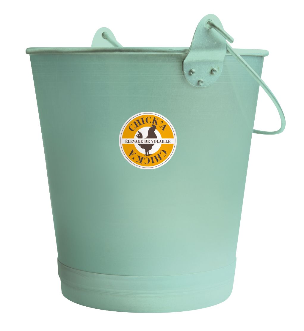Light green epoxy bucket  12L