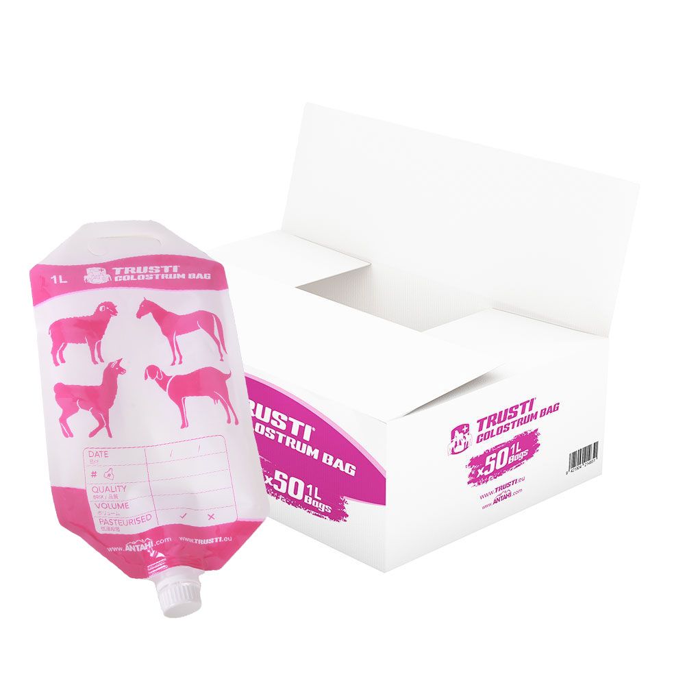 50 1-litre ANTAHI colostrum bags for lambs