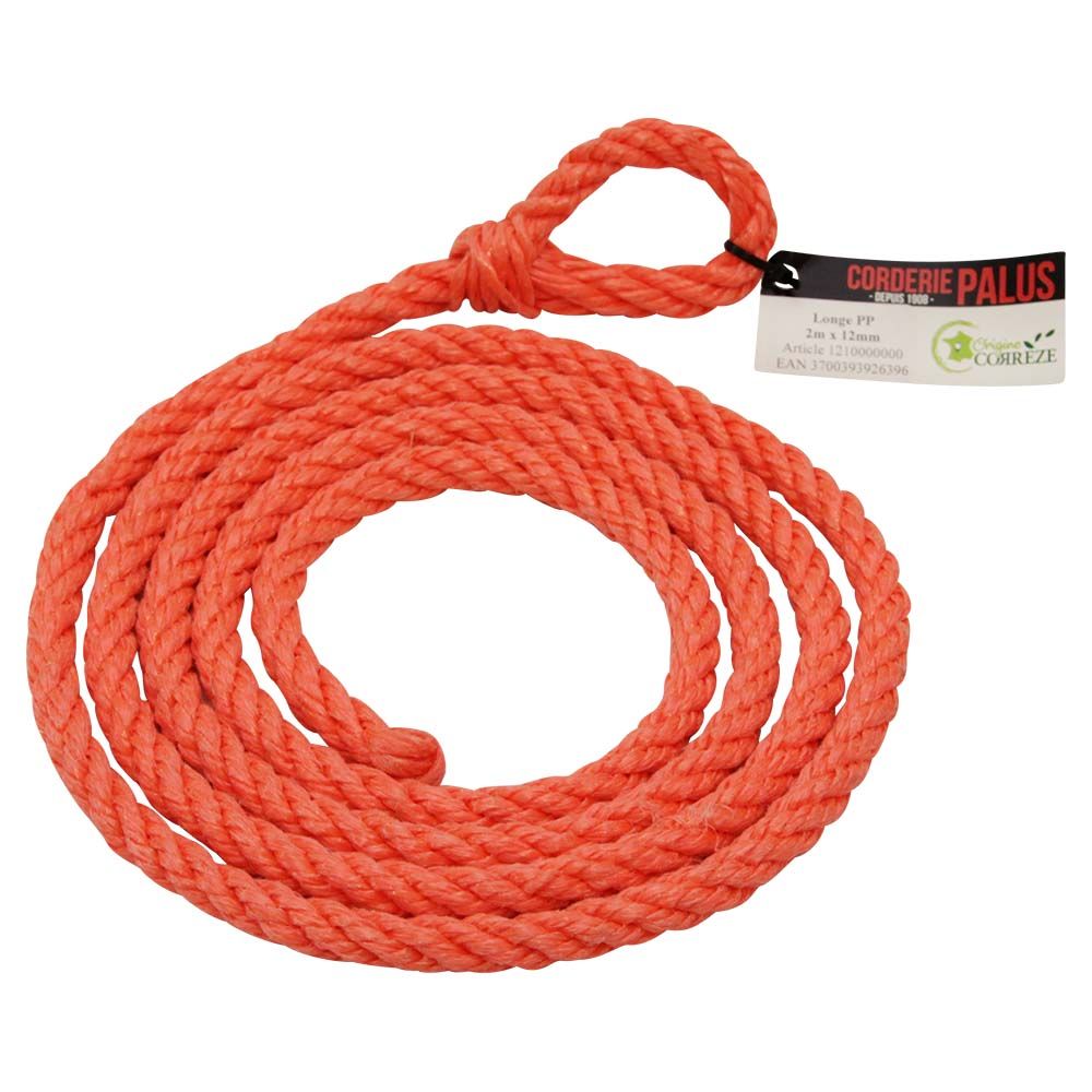 Polypropylene lead rope Ø 12 mm,  2 m