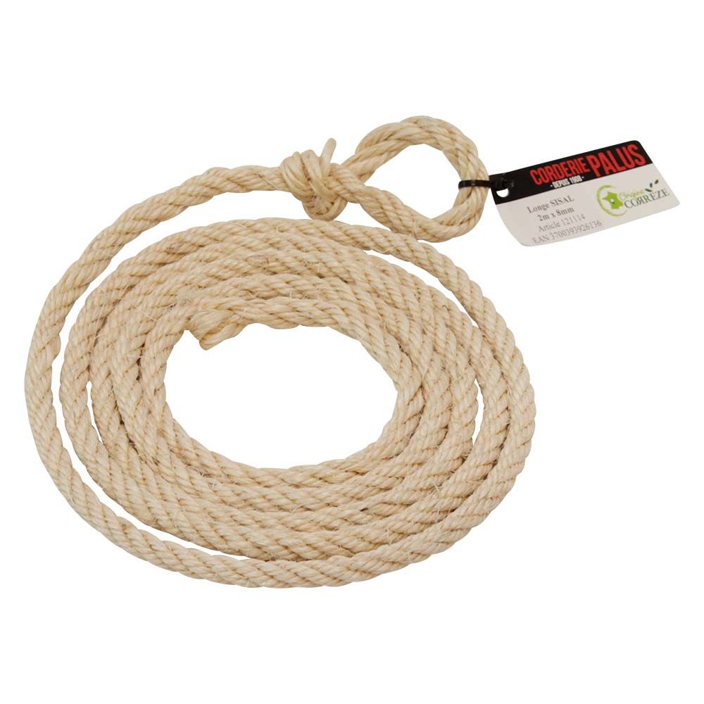 Sisal lead rope Ø 8 mm, 2 m