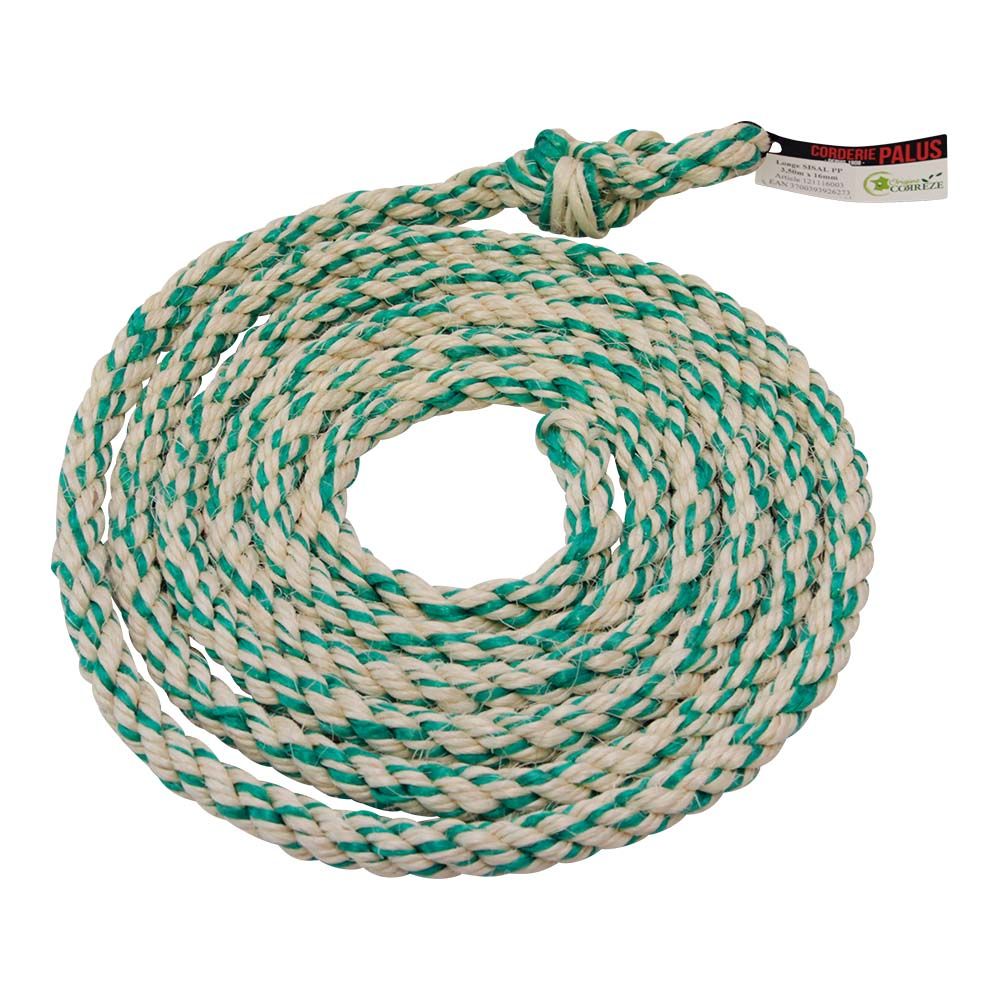 Sisal / Polypropylene lead rope Ø 16 mm, 3.5 m