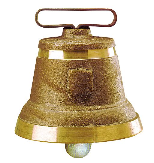 Cloche ronde en fonte de laiton n° 7
