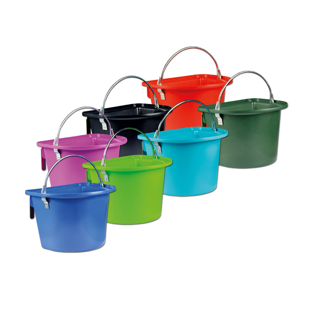 Tragbarer Futtertrog aus Kunststoff