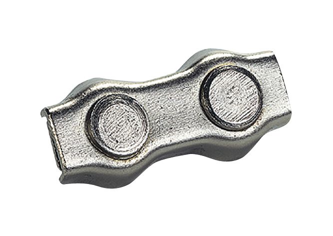 Aluminium connector for ropes X5