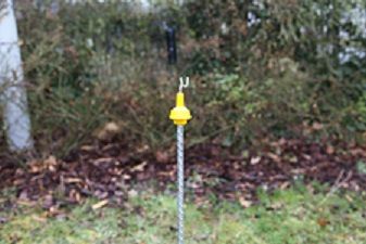 Schweineschwanzisolator Metall X25