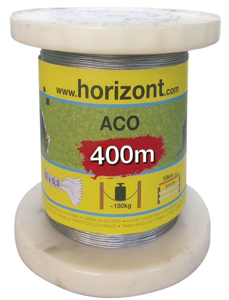 ACO verzinkter Stahleinzellitzendraht 400m HORIZONT® 