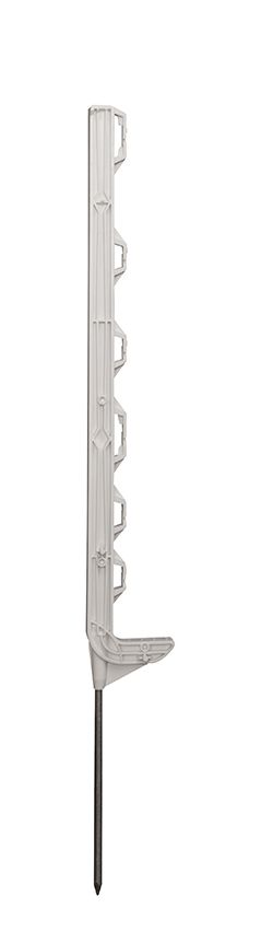 10 Kunststoffpfahl weiß 78 cm HORIZONT 