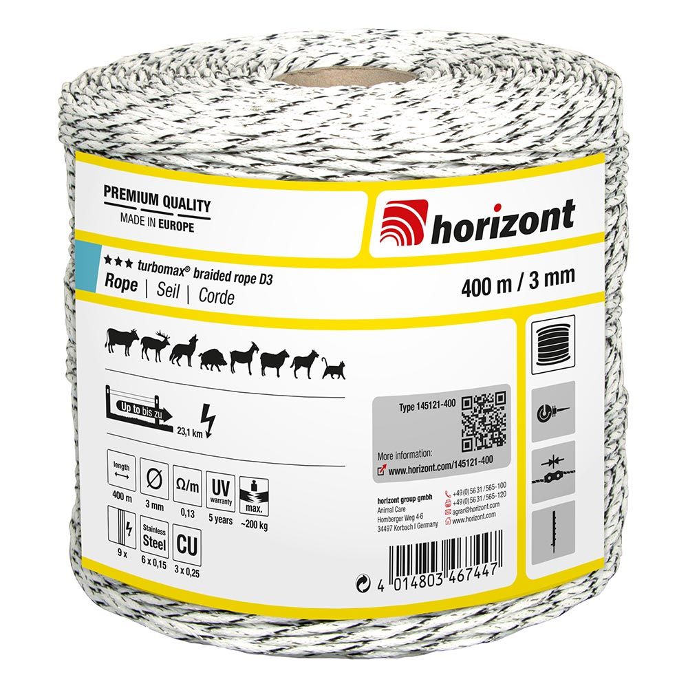 Fil tressé TURBOMAX D3 400 m
