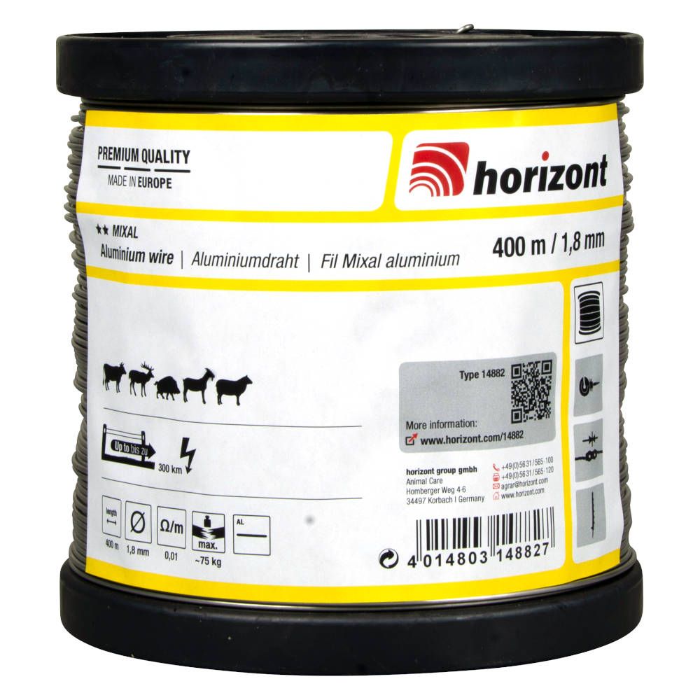 Fil MIXAL en alliage d'aluminium 400m HORIZONT