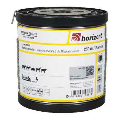 Fil MIXAL en alliage d'aluminium 250m HORIZONT 