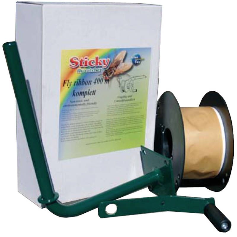 Kit complet ruban attrape-mouches STICKY RIBBON 400 m