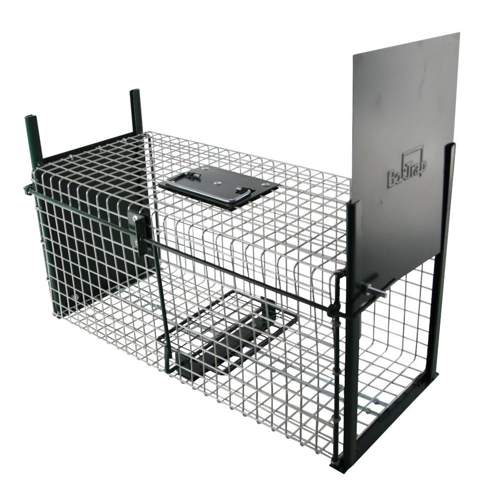 Rat cage with slide, 2 entries, 50 x 21 x 22,5 cm BOXTRAP
