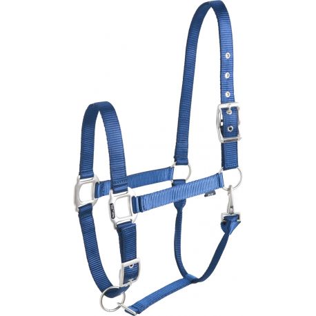 EQUITHÈME “Éclat” blue headcollar for horse