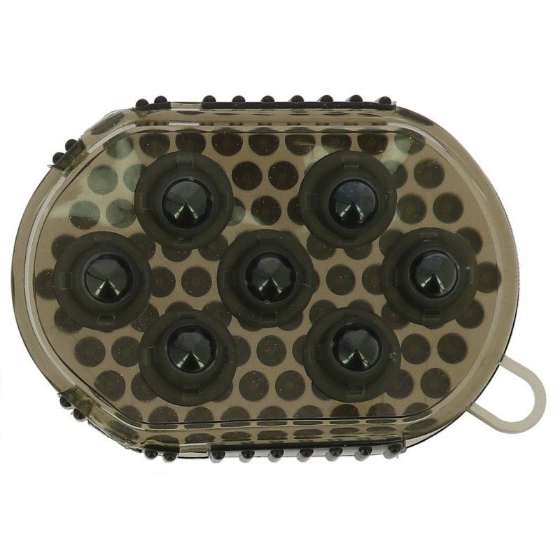 Curry comb and massage double sided glove