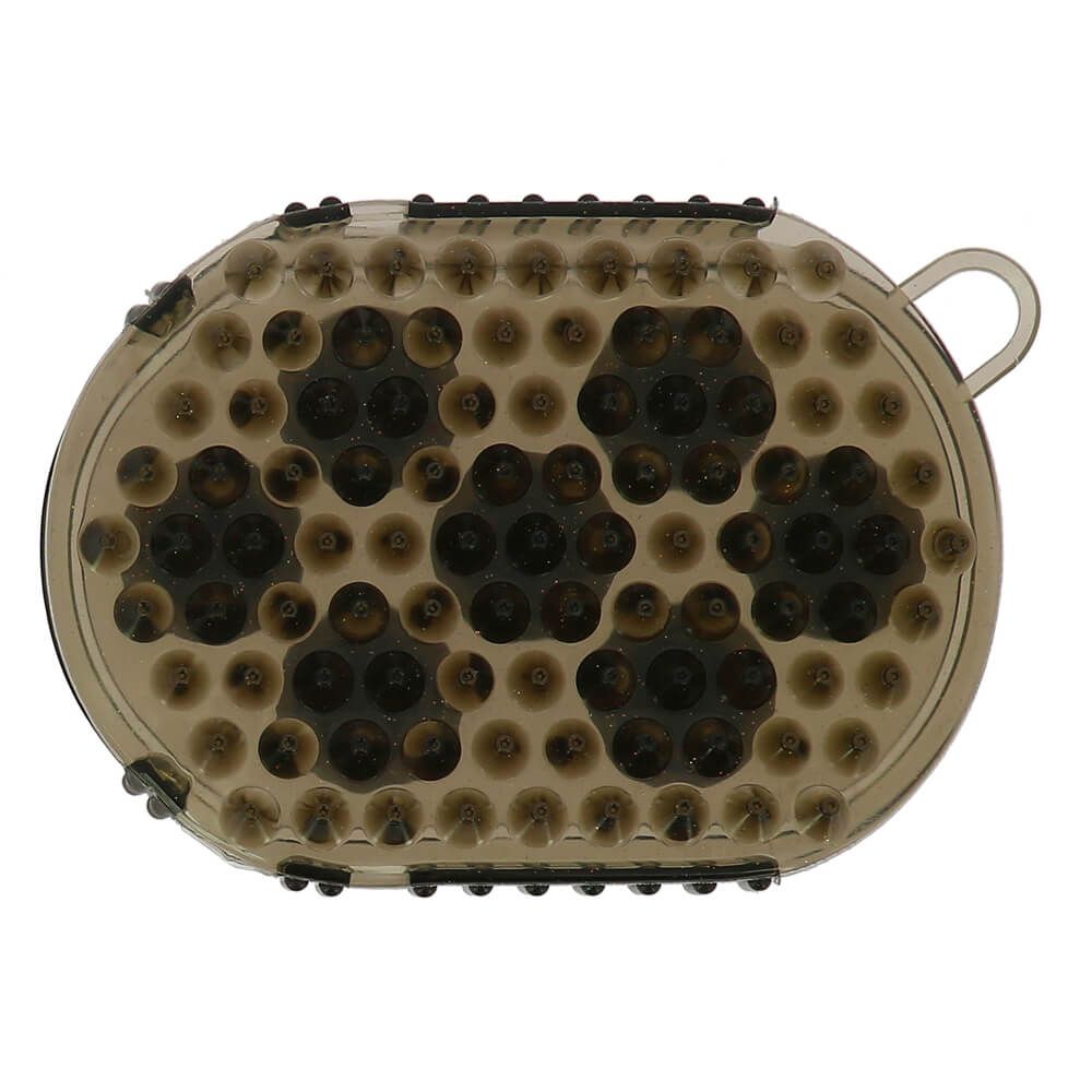 Curry comb and massage double sided glove