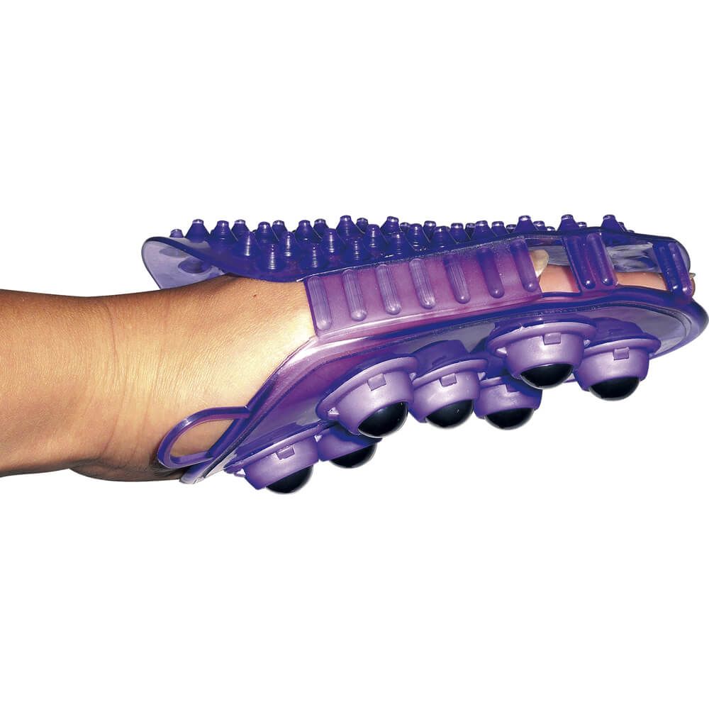 Curry comb and massage double sided glove