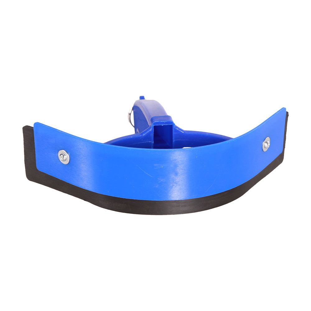 Curved sweat scraper