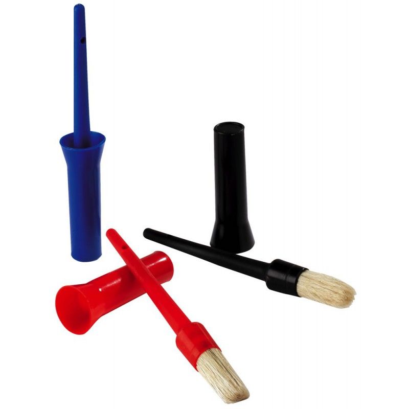 Hoof oil brush with cap