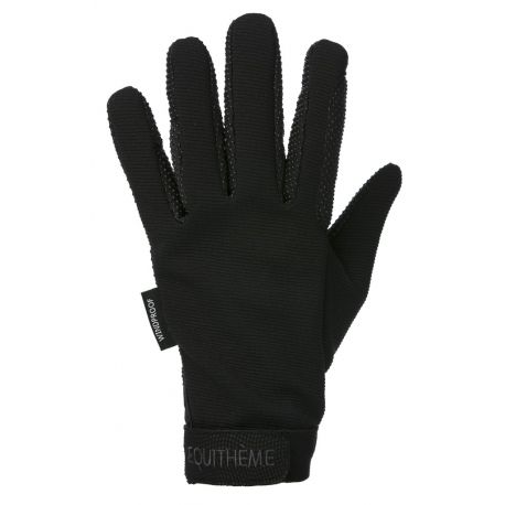 EQUITHÈME Black Gloves Knit - XXL