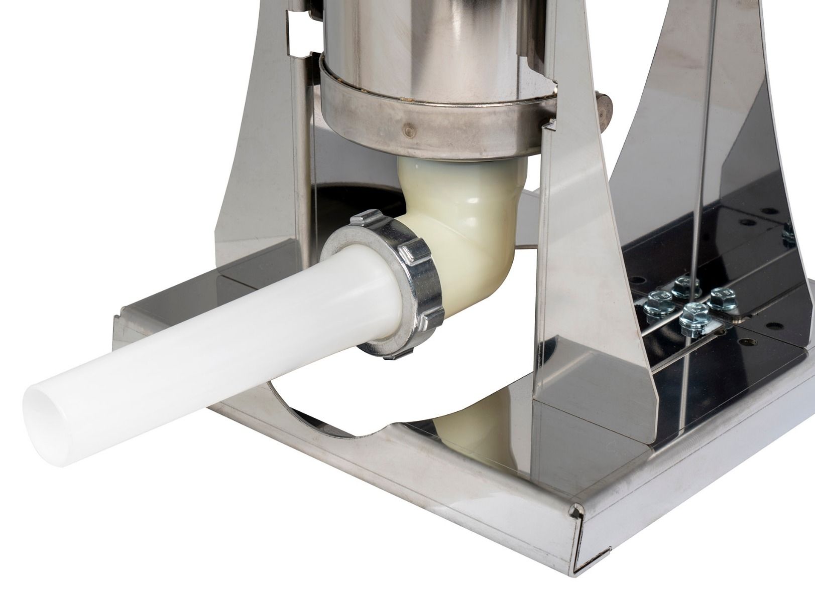 Poussoir à viande inox REBER  à 2 vitesses 5kg PRO vertical