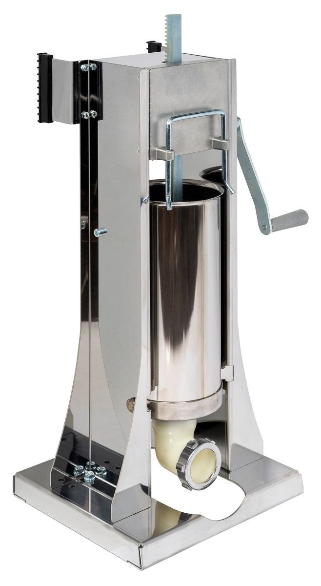 Poussoir à viande inox REBER  à 2 vitesses 5kg PRO vertical