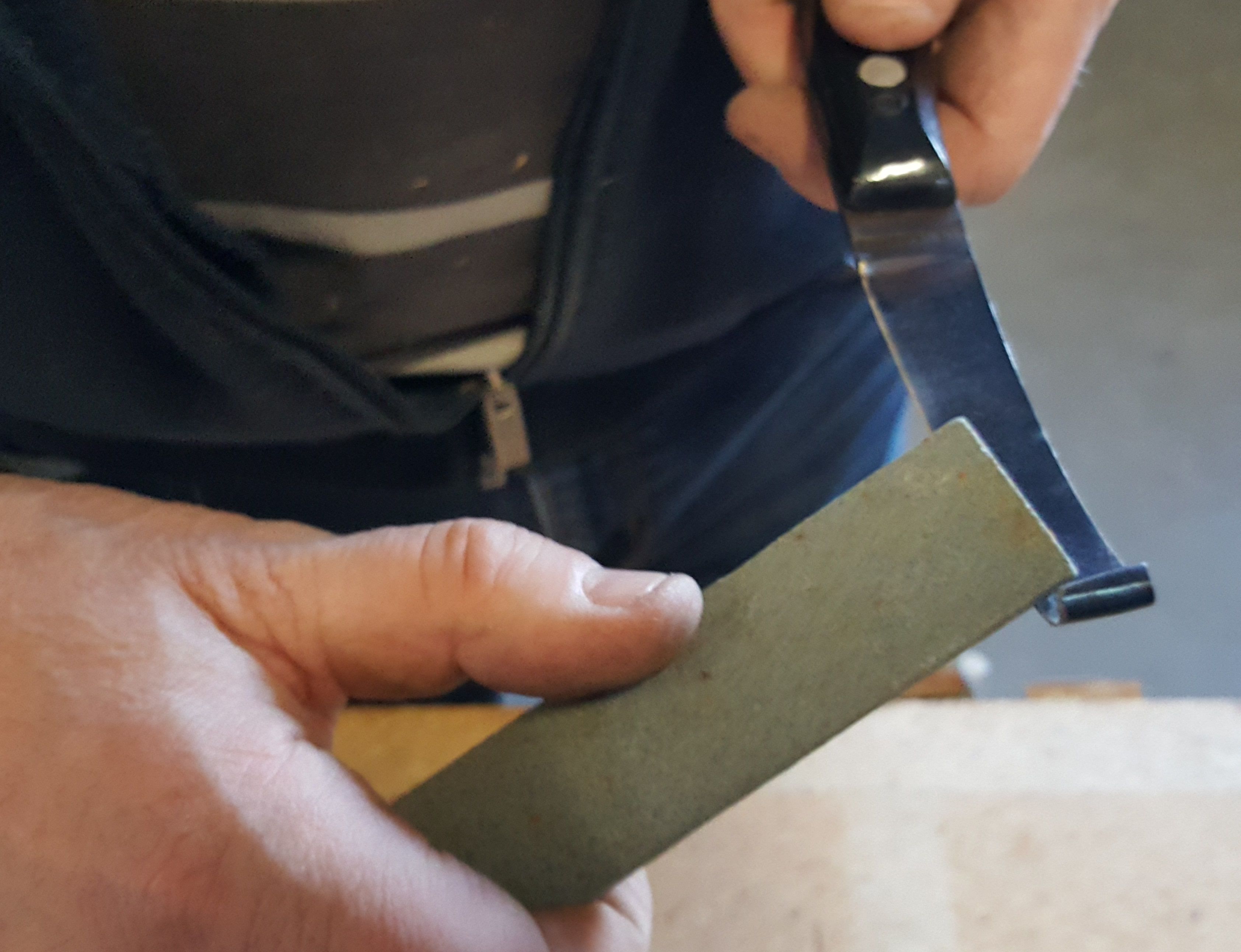 Pierre à affuter les renettes