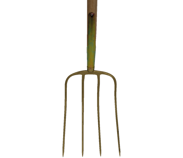 Fourche à fumier 4 dents, 31 cm