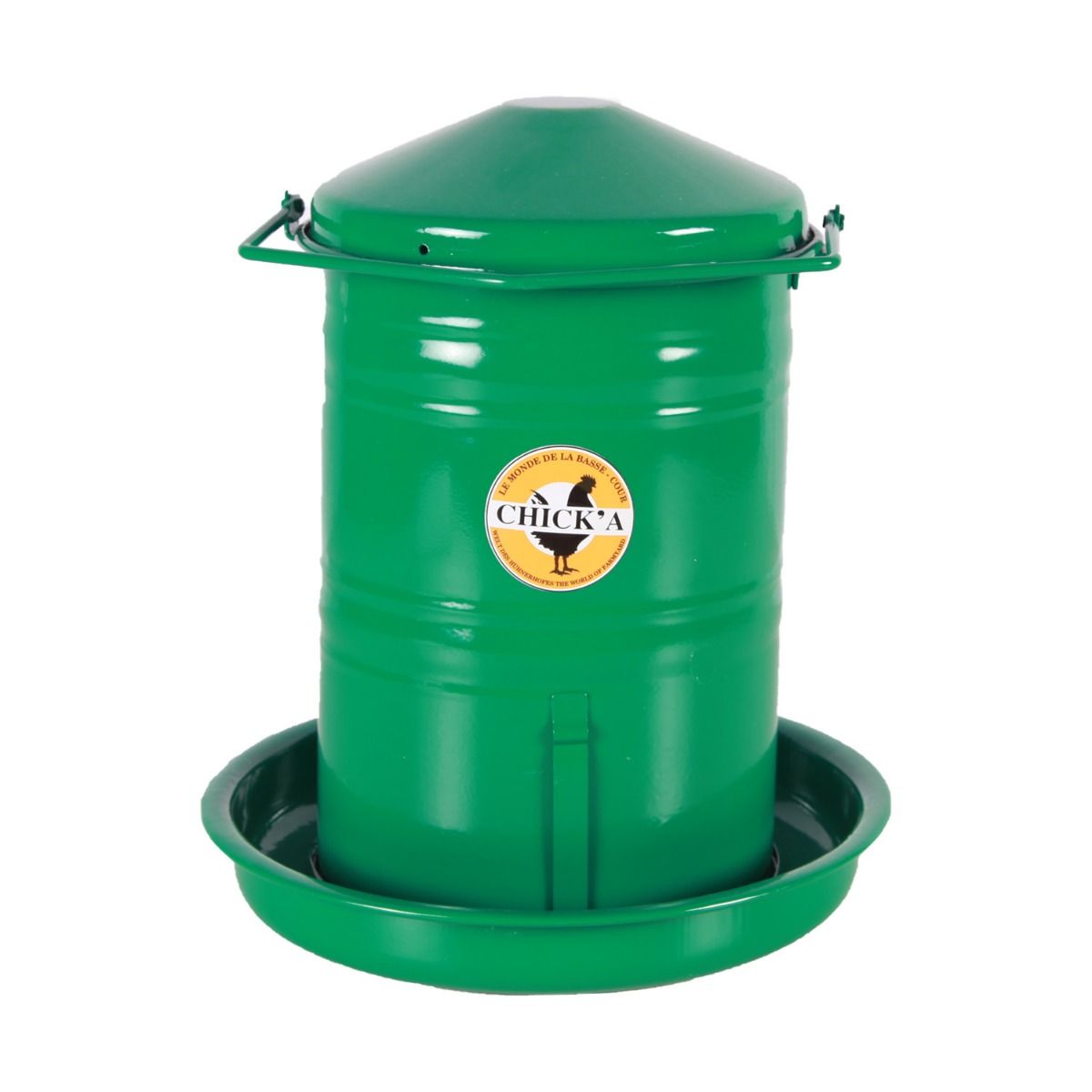 Nourrisseur trémie émaillé à crémaillère 5 L