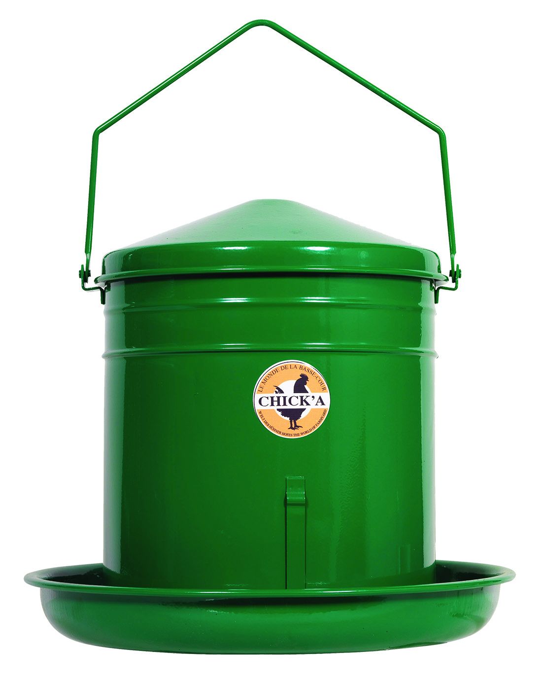 Nourrisseur trémie émaillé à crémaillère 10 L