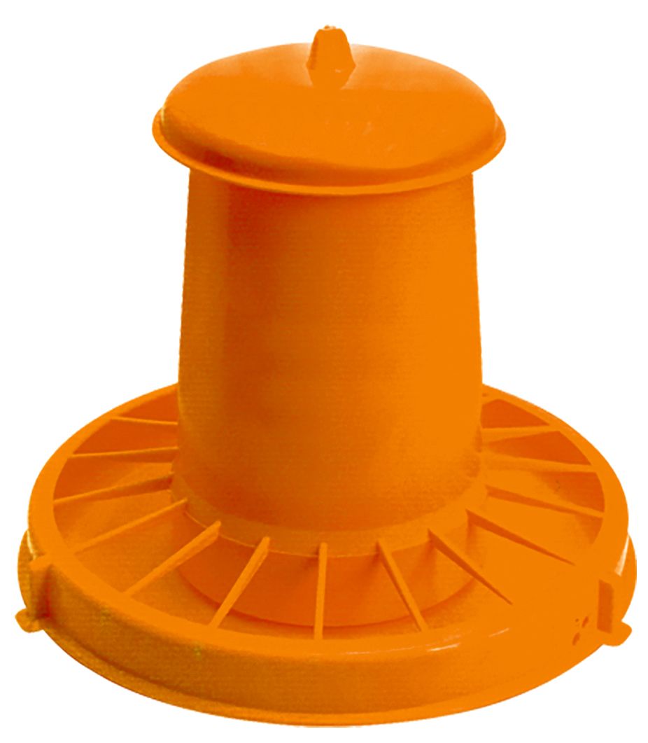 Nourrisseur à trémie orange WIN, 18 kg