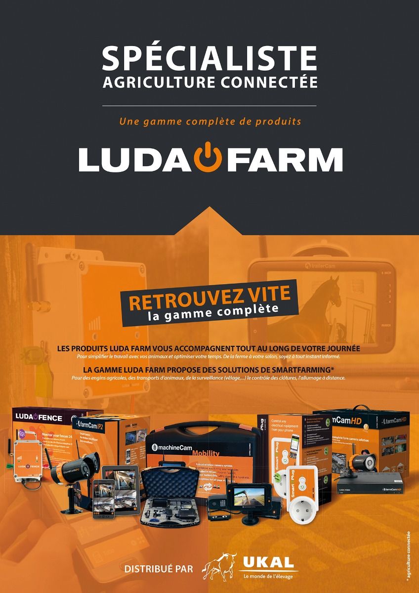 Poster de gamme LUDA FARM en version française 