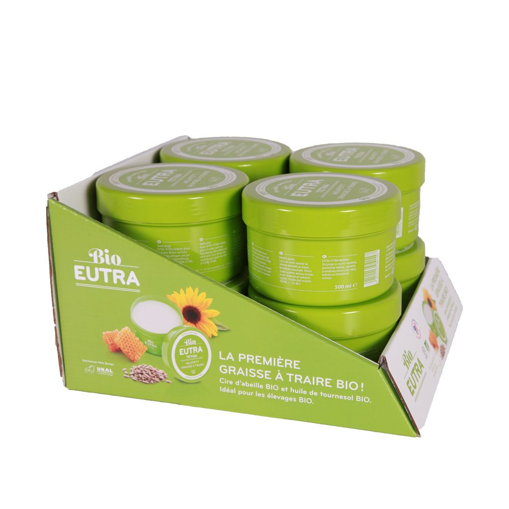 Présentoir de comptoir graisse à traire EUTRA Bio
