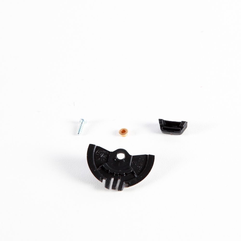 Verstellrad mit Schraube und Buchse