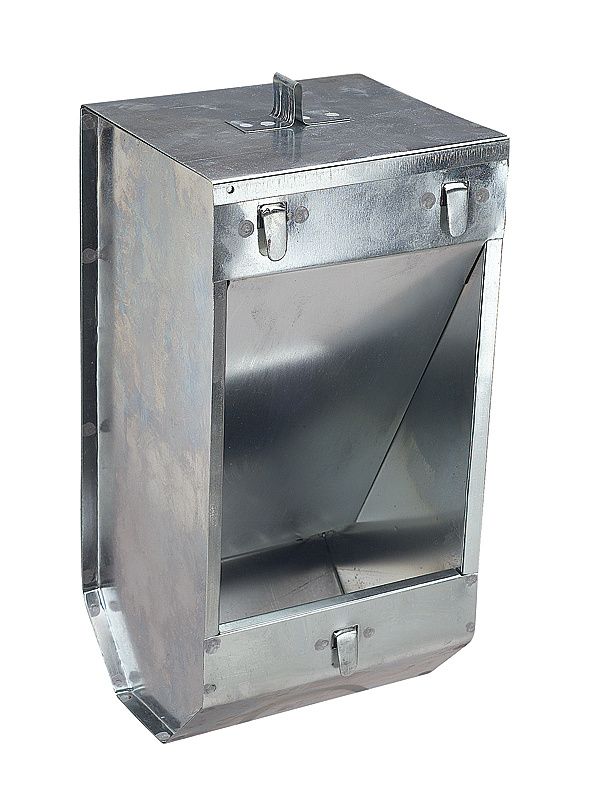 Mangeoire pour lapin en métal, 1 compartiment