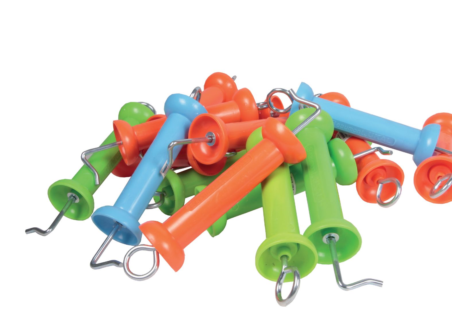 Karton Mit 200 Farbigen Beaumont-Griffen