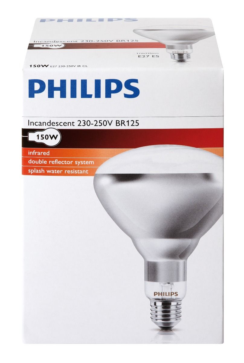 Philips Ir Lampe 150W Klar