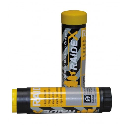 Crayon marqueur Raidex jaune X3