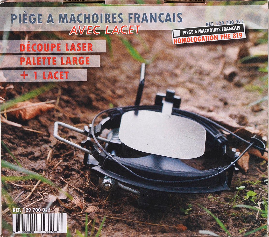 Leg-hold trap french style unpacked