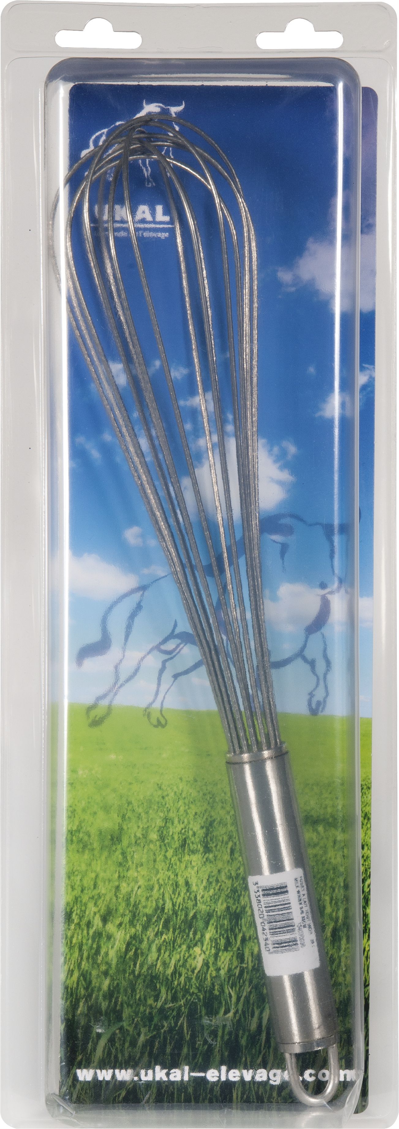 Fouet à lait tout inox 35 cm