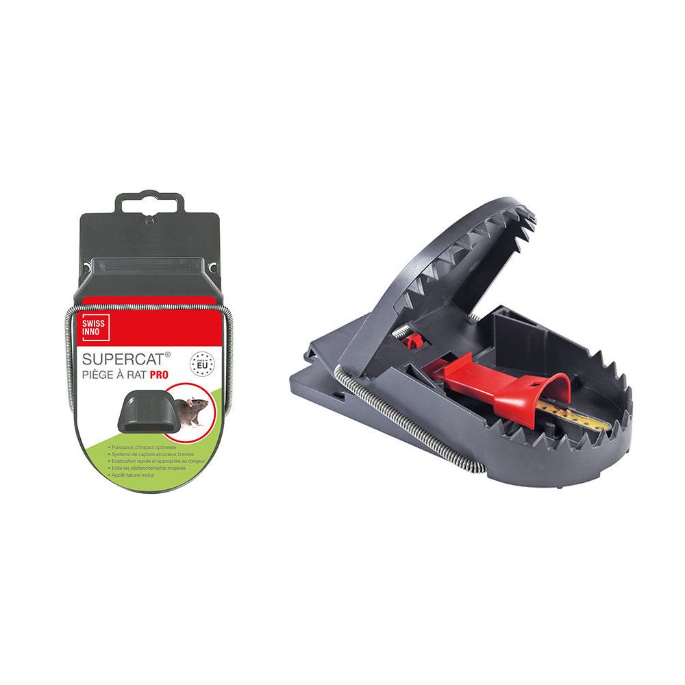 4 pièges à rats SUPERCAT PRO - SWISSINNO