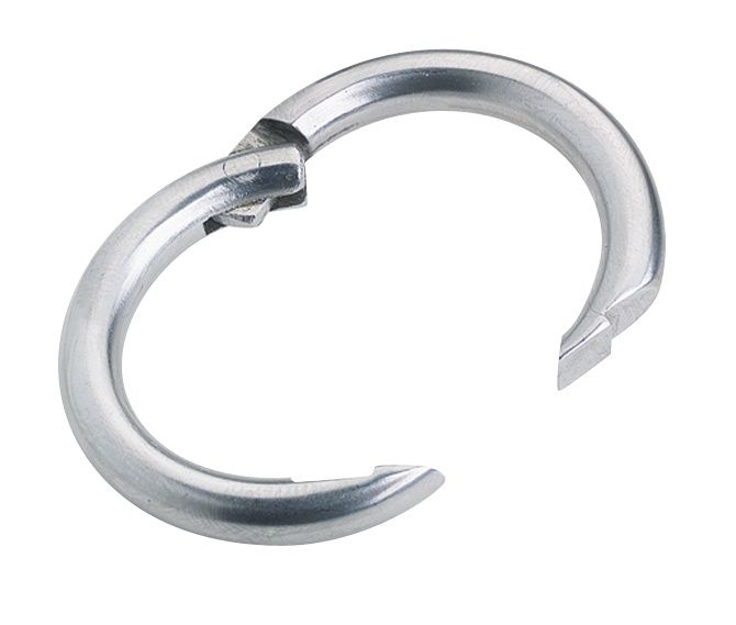 Anneaux nasals en acier nickelé pour porcs